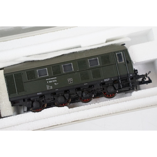 275 - Two boxed HO gauge locomotives to include Trix 22541 Diesel elektrische Doppel-Lokomotive and Guttzo... 