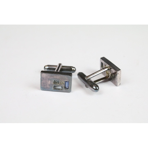 297 - Definitive by Fred Bennett silver cufflinks