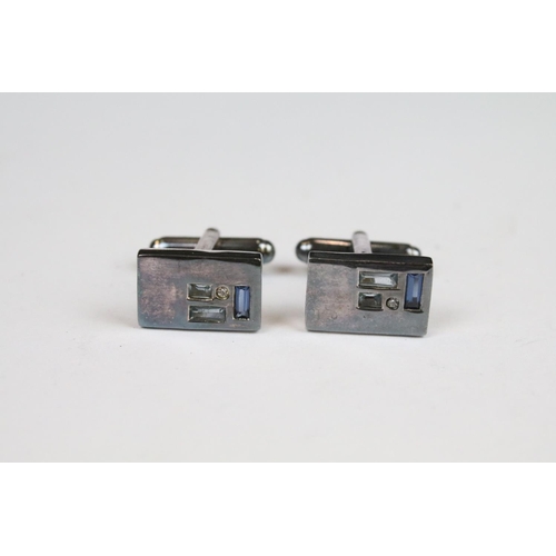 297 - Definitive by Fred Bennett silver cufflinks