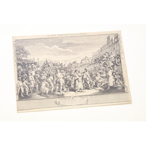 549 - Collection of engravings, comprising: after William Hogarth (1697 - 1764), a selection of plates fro... 