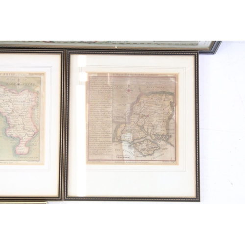 583 - Collection of maps, to include: John Ogilby, The Continuation of the Road from London to Holyhead, h... 