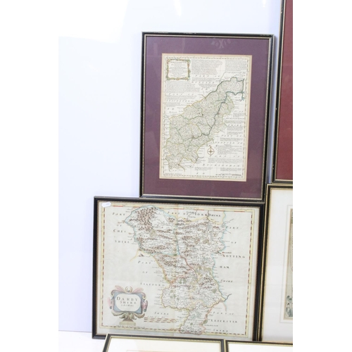 583 - Collection of maps, to include: John Ogilby, The Continuation of the Road from London to Holyhead, h... 