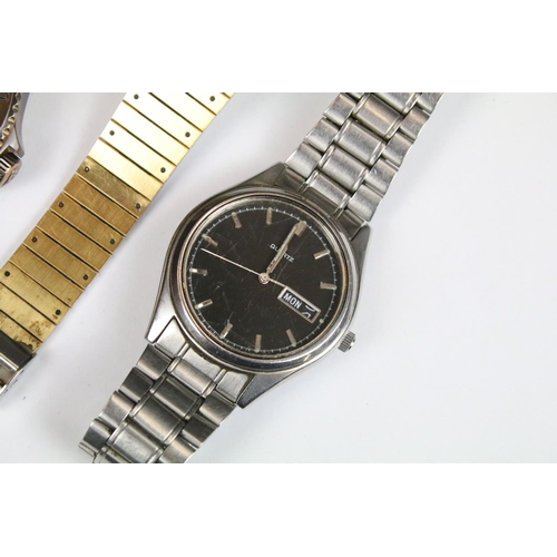 330 - A collection of five gents wristwatches to include Seiko, Ice and Lorus examples.