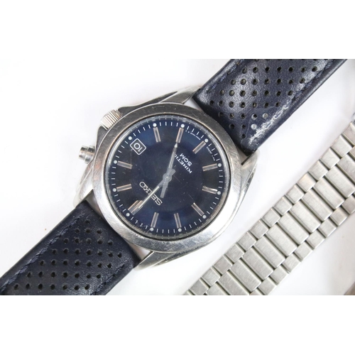 330 - A collection of five gents wristwatches to include Seiko, Ice and Lorus examples.