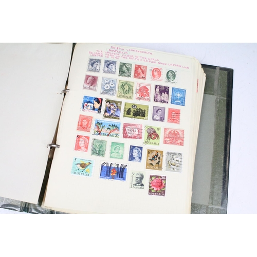 350 - A small box of mixed collectables to include a stamp album with contents, royal mint coin sets, clut... 