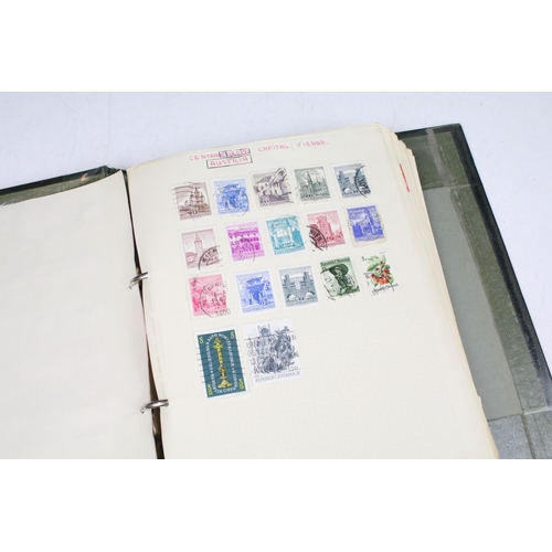 350 - A small box of mixed collectables to include a stamp album with contents, royal mint coin sets, clut... 