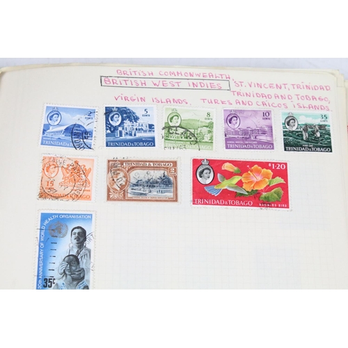 350 - A small box of mixed collectables to include a stamp album with contents, royal mint coin sets, clut... 