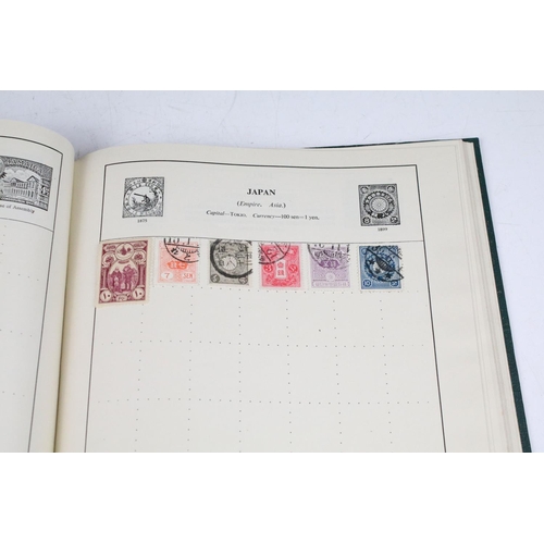 357 - A small collection of mixed stamps to include The Stand Album and loose stamps, school children's co... 