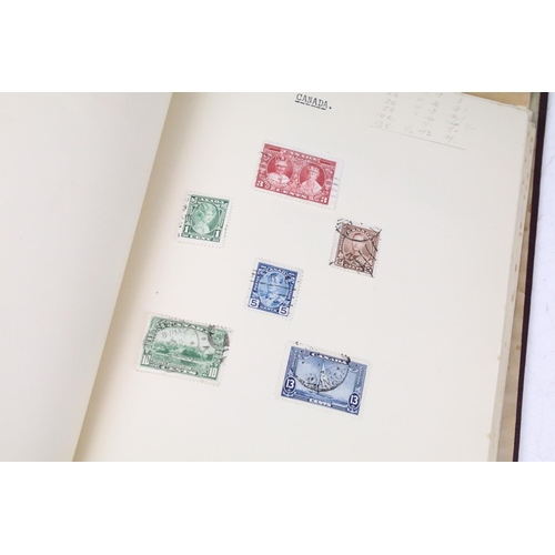 523 - A stamp album containing stamps marking the silver jubilee of King George V from the UK and Commonwe... 