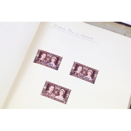 523 - A stamp album containing stamps marking the silver jubilee of King George V from the UK and Commonwe... 