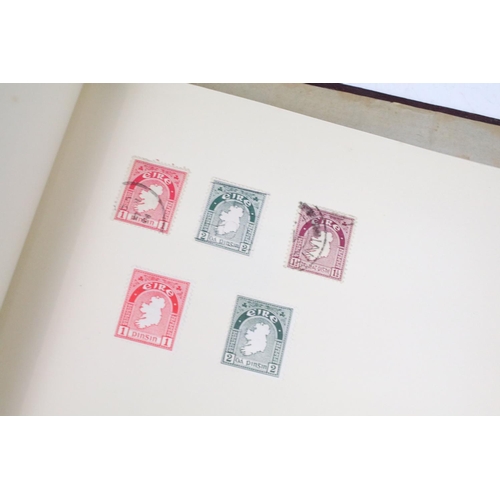 524 - A stamp album containing UK and world stamps to include King Edward VIII together with a UK album in... 