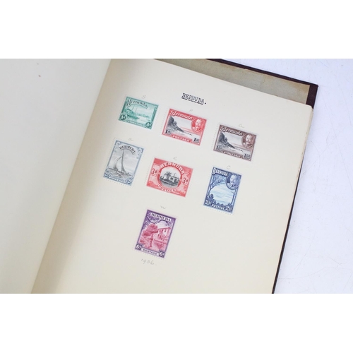 524 - A stamp album containing UK and world stamps to include King Edward VIII together with a UK album in... 