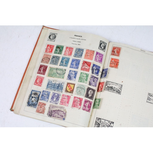 531 - A collection of British and world stamps within an album to include Queen Victoria Blue & Red exampl... 