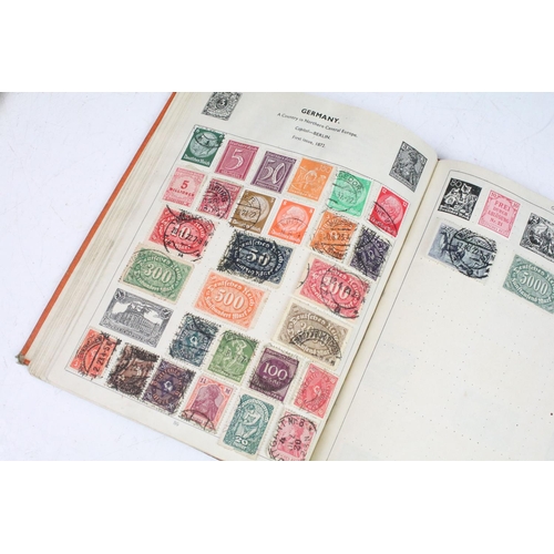 531 - A collection of British and world stamps within an album to include Queen Victoria Blue & Red exampl... 