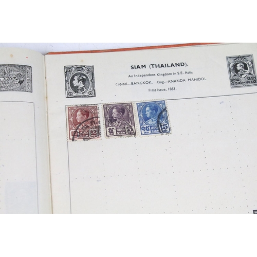 531 - A collection of British and world stamps within an album to include Queen Victoria Blue & Red exampl... 