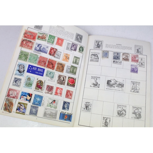 531 - A collection of British and world stamps within an album to include Queen Victoria Blue & Red exampl... 