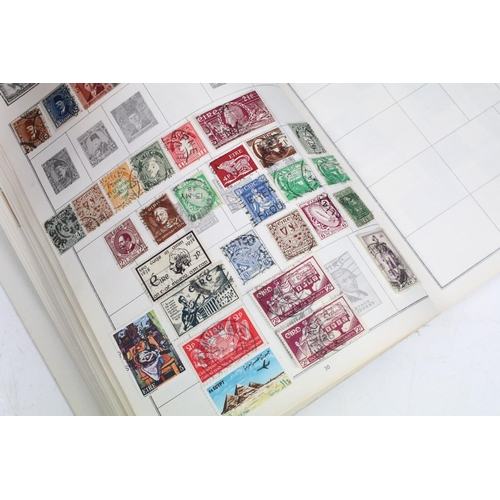 531 - A collection of British and world stamps within an album to include Queen Victoria Blue & Red exampl... 