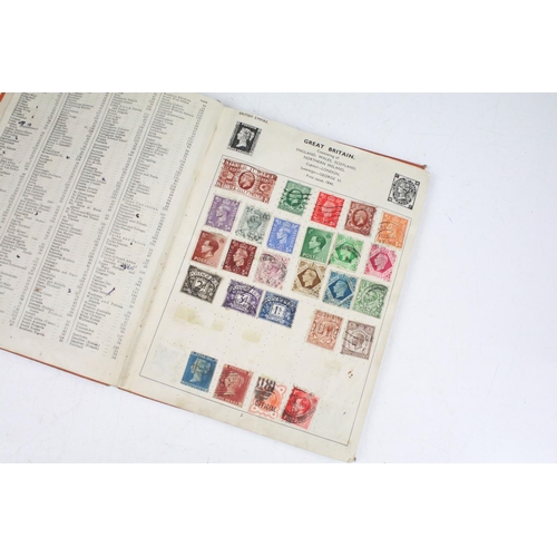 531 - A collection of British and world stamps within an album to include Queen Victoria Blue & Red exampl... 