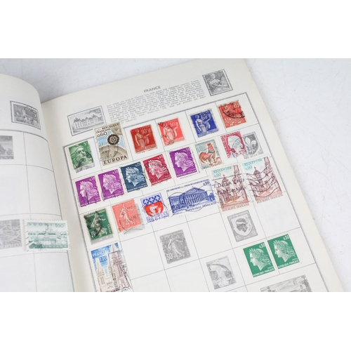 531 - A collection of British and world stamps within an album to include Queen Victoria Blue & Red exampl... 