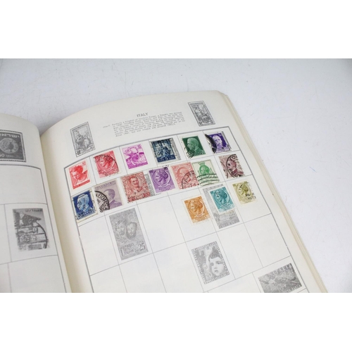 531 - A collection of British and world stamps within an album to include Queen Victoria Blue & Red exampl... 