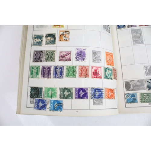 531 - A collection of British and world stamps within an album to include Queen Victoria Blue & Red exampl... 