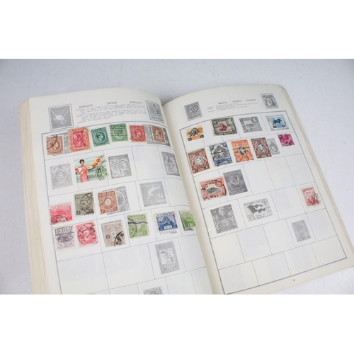 531 - A collection of British and world stamps within an album to include Queen Victoria Blue & Red exampl... 