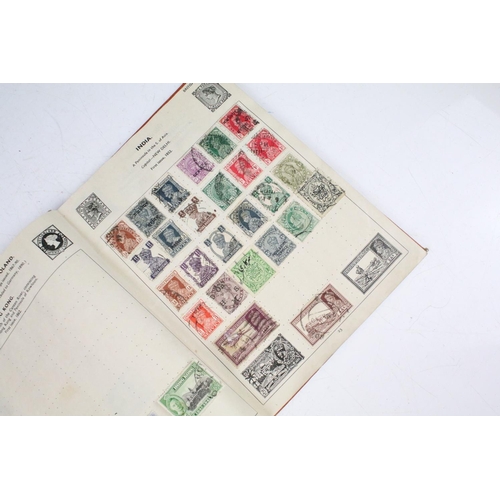 531 - A collection of British and world stamps within an album to include Queen Victoria Blue & Red exampl... 