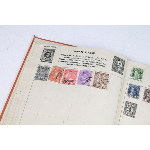 531 - A collection of British and world stamps within an album to include Queen Victoria Blue & Red exampl... 