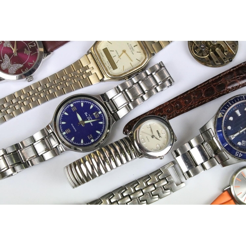 385 - Collection of watches and parts to include Yonger & Bresson, Casio etc