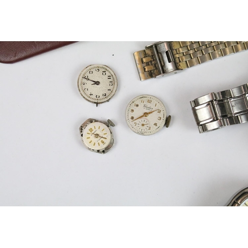 385 - Collection of watches and parts to include Yonger & Bresson, Casio etc