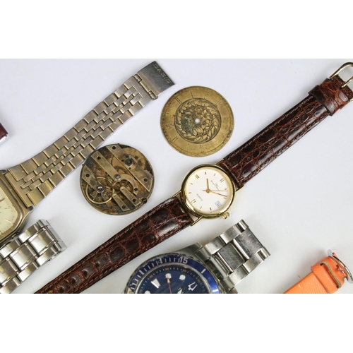 385 - Collection of watches and parts to include Yonger & Bresson, Casio etc