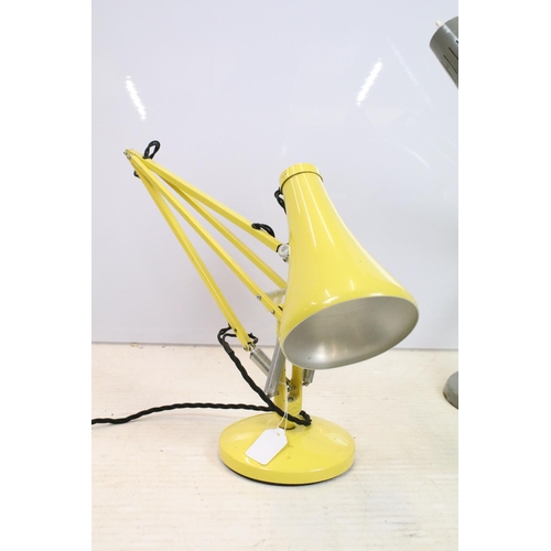 391 - Two retro anglepoise work lamps to include Thousand And One Lamps Ltd (in grey) and a Herbert Terry ... 