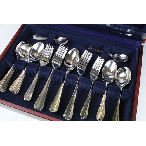 395 - Viners 'The Parish Collection' 18/10 stainless steel eight setting canteen of cutlery