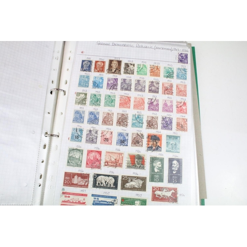 486 - Collection of British, Commonwealth & world stamps housed within nine albums, featuring Victorian ex... 