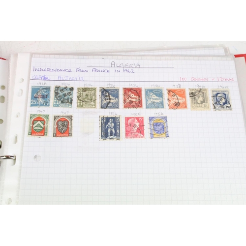 486 - Collection of British, Commonwealth & world stamps housed within nine albums, featuring Victorian ex... 