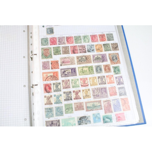 486 - Collection of British, Commonwealth & world stamps housed within nine albums, featuring Victorian ex... 