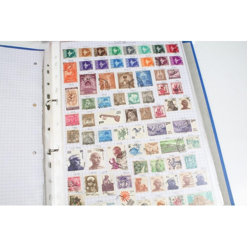 486 - Collection of British, Commonwealth & world stamps housed within nine albums, featuring Victorian ex... 