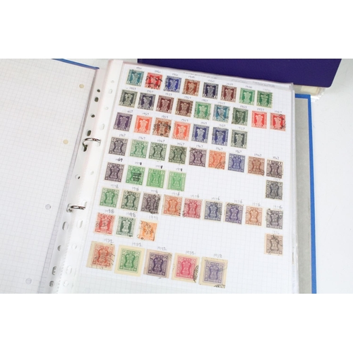 486 - Collection of British, Commonwealth & world stamps housed within nine albums, featuring Victorian ex... 