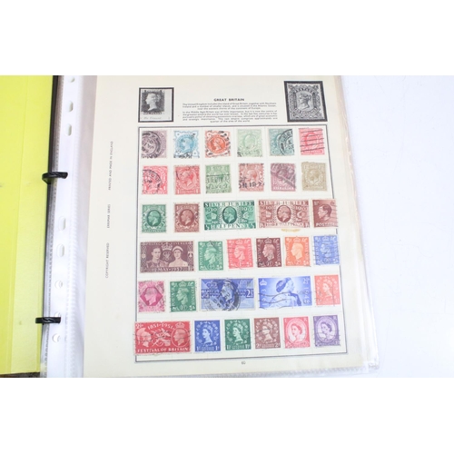 486 - Collection of British, Commonwealth & world stamps housed within nine albums, featuring Victorian ex... 