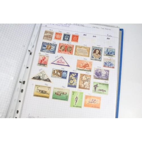 486 - Collection of British, Commonwealth & world stamps housed within nine albums, featuring Victorian ex... 