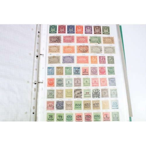 486 - Collection of British, Commonwealth & world stamps housed within nine albums, featuring Victorian ex... 