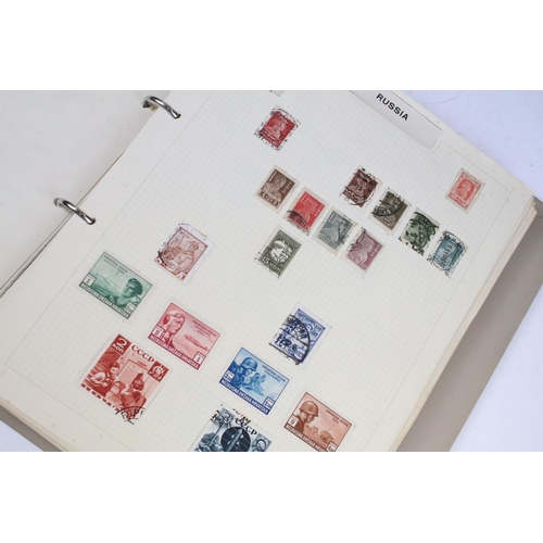 488 - Collection of Commonwealth & world stamps housed within two albums