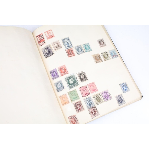 494 - Collection of British, Commonwealth & world stamps housed within four albums to include Victorian ex... 