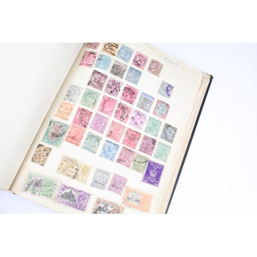 494 - Collection of British, Commonwealth & world stamps housed within four albums to include Victorian ex... 