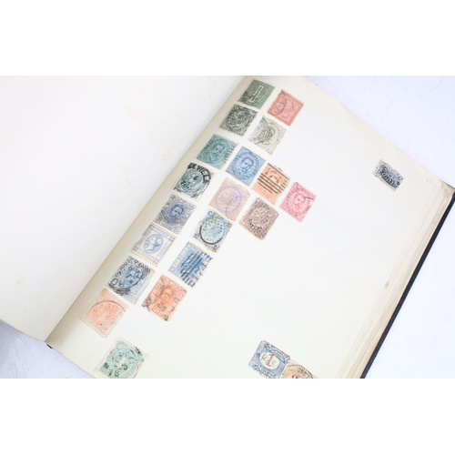 494 - Collection of British, Commonwealth & world stamps housed within four albums to include Victorian ex... 