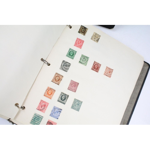 494 - Collection of British, Commonwealth & world stamps housed within four albums to include Victorian ex... 