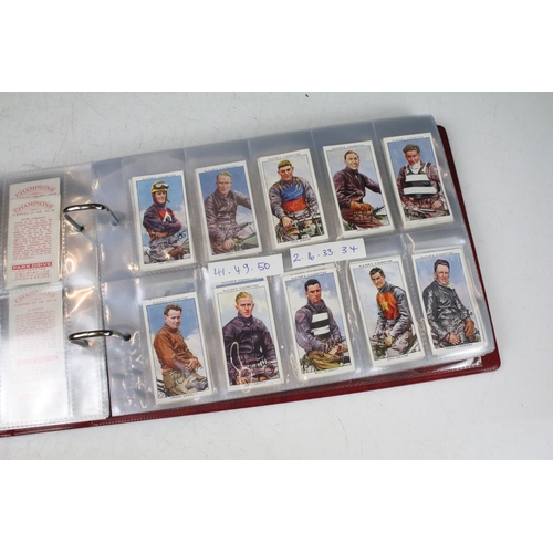 500 - Large collection of cigarette cards within albums, full & part sets, plus a tin of odds, the lot inc... 