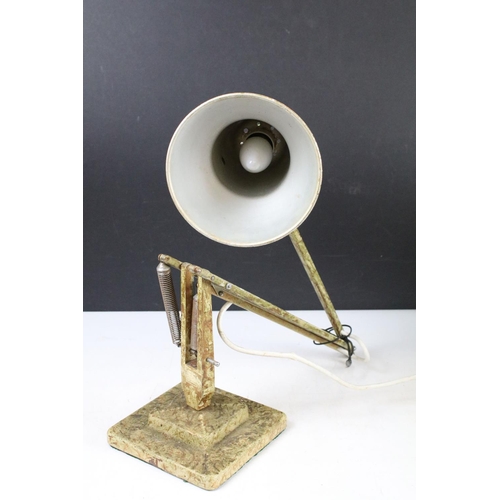 433 - Herbert Terry anglepoise work lamp, together with a Pifco retro desk fan (approx 28cm tall)