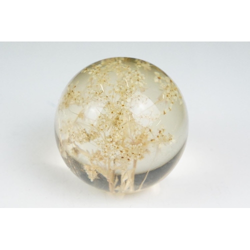 27 - Isle of Wight glass paperweight in the form of an apple, 9cm high, boxed, a collection of Swarovski ... 