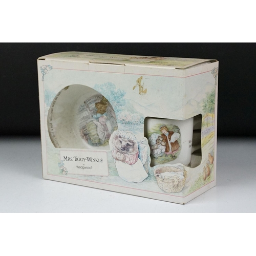 34 - Collection of Beatrix Potter & Royal Doulton Bunnykins ceramics to include Wedgwood Peter Rabbit Nur... 